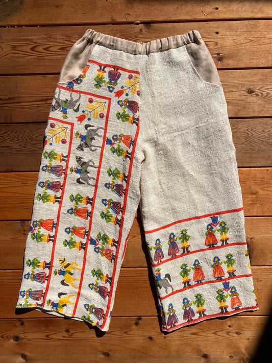 Vintage Tablecloth Pants